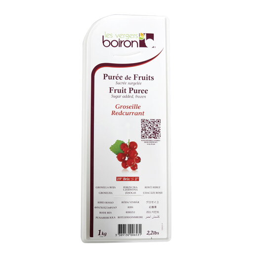 boiron (ボワロン) 冷凍ピューレ 加糖グロゼイユ 赤すぐり 1kg(冷凍) 業務用 boiron (ボワロン) 冷凍ピューレ 加糖グロゼイユ 赤すぐり 1kg(冷凍) 業務用