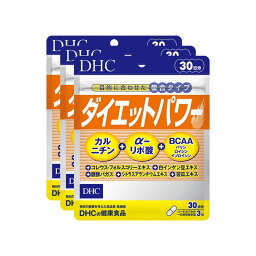 即日発送可能 DHC 公式販売 BEST2022 5位 ダイエットパワー 運動不足 食物繊維 α-リポ酸+ファビノール+カルニチンなど注目10種類サプリ成分 90日分（30日*3袋セット） 1日3粒 ダイエット 生活習慣 リラックス