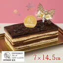 送料込み COFFEEBOY×果子乃季 クラシカルオペラ 2025 約7cm×14.5cm クリスマス ケーキ 濃厚 チョコケーキ チョコ コーヒー xmas 冬季限定 かしのき|詳細画像
