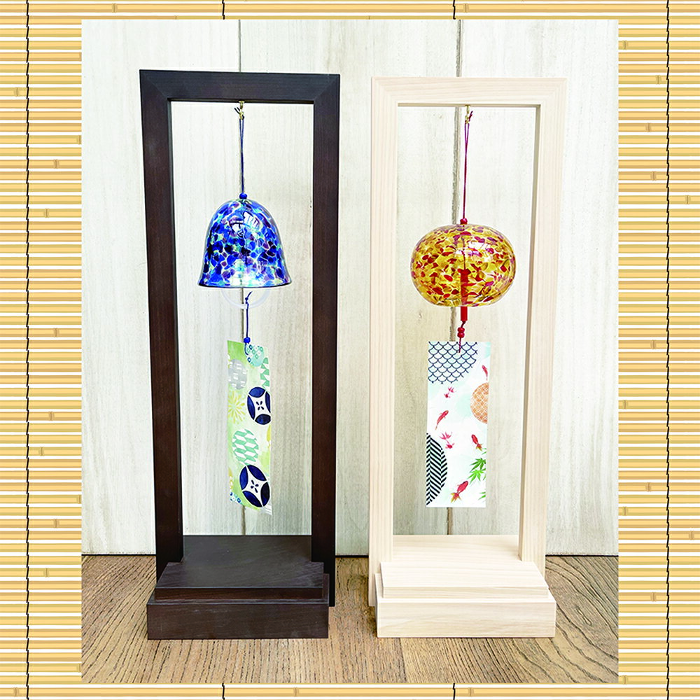 工房 CRAFTHOUSE カシテュエオリジナル 木製 風鈴スタンド 箱入り ウッディ ナチュ...