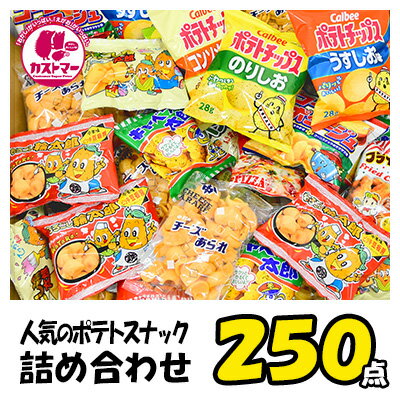 楽天お菓子の専門店 カストマーポテトスナック 詰め合わせ 駄菓子 ポテトチップス ポテトスナック ポテトチップ フライドポテト 送料無料 業務用 250点 セット クリスマス お菓子 菓子 おかし ボックス 大容量 まとめ買い 詰合 アソート スナック ギフト プレゼント お祝い 個包装 景品 子供 子ども 大人