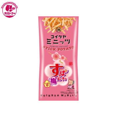 【スティックすっぱムーチョさっぱり梅　40g×6】　湖池屋　　おかし　お菓子　おやつ　駄菓子　こども会　イベント　景品