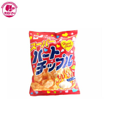 【ハートチップル　63g】　リスカ　ひとつ　　おかし　お菓子　おやつ　駄菓子　こども会　イベント　景品の商品画像