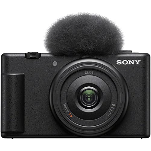 ソニー(SONY) コンパクトデジタルカメラ VLOGCAM Vlog用カメラ ZV-1F ボディ ウィンドスクリーン付属 20mm F2.0 単焦点レンズ ブラック ZV-1F B
