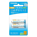 ◆商品名：TOSHIBA ニッケル水素電池 充電式IMPULSE スタンダードタイプ 単3形充電池(min.1,900mAh) 2本 TNH-3ME2Pニッケル水素電池 単3形2本(日本製)公称電圧(v):1.2v / 電池容量:min. 1900mah:jis c8708の充放電条件に基づく電池の容量買ってすぐ使える! 満充電から1年後90%の残存容量。試験条件：室温20℃に基づく.対応充電器:TNHC-34SMC