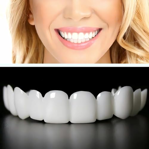 入れ歯一時的な歯 充填キット 上部と下部の偽の歯 インスタントベニア義歯 行方不明の歯をカバーする 再利用可能なデンタルケアアクセサリー