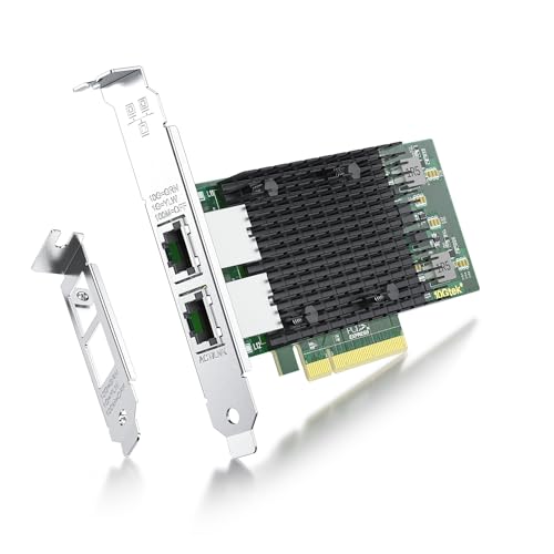 10Gb PCI-E ネットワークカード NIC Intel X540-T2 Dual RJ45 Copper Port Intel X540-BT2 コントローラー PCI-E X8 10G PCI Express LANアダプター Windows Server/Windows/Linux/Vmware/ESXX対応