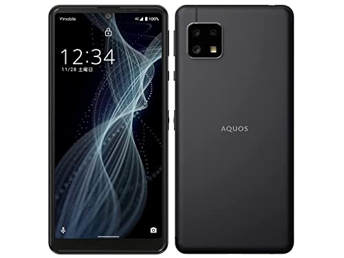 Y!mobile(磻Х) SIMե꡼ Ymobile AQUOS sense4 basic A003SH [֥å] ޡȥե