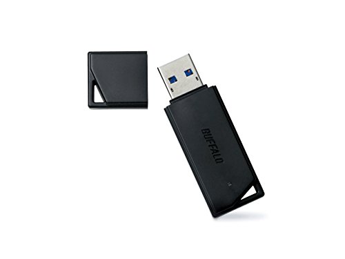 バッファロー USBメモリ 64GB USB3.2 Gen1 3.1 Gen 1 3.0 2.0 RUF3-K64GA-BK N