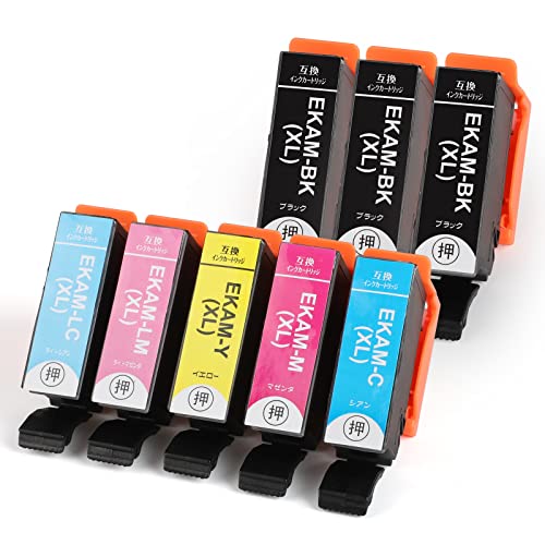 v4ink KAM KAM-6CL-L(6å+2 8) ߴ ץ(Epson)   EP-881AW EP-881AB EP-881AR EP-881AN EP-882AW EP-882AB EP-882AR ̡ɽǿICå