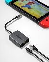 Nintendo Switch本体専用 有線LANアダプター PD急速充電 2in1 10/100/1000Mbps超高速 ギガビットイーサネット (RJ45 60W PD対応)【ドック不要】