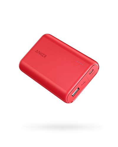 Anker モバイルバッテリー 【5月限定!全商品ポイント2倍セール】Anker PowerCore 10000 (10000mAh 大容量 モバイルバッテリー)【PSE技術基準適合/PowerIQ搭載】 iPhone iPad Android対応 (レッド)