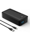 Anker 347 Power Bank (PowerCore 40000) (モバイルバッテリー 30W 40000mAh 大容量) 【PSE技術基準適合/PowerIQ 3.0 (Gen2) 搭載/USB PD対応】MacBook iPhone 14 Android その他各種機器対応 (ブラック)