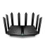 TP-Link WiFi ルーター tri_band WiFi6 PS5 対応 無線LAN 11ax AX6600 4804 Mbps (5 GHz) + 1201 Mbps (5 GHz) + 574 Mbps (2.4 GHz) OneMesh対応 メーカー保証3年 Archer AX90/A