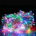 LEDイルミネーション ライト30m500球ストレートタイプ メモリー 機能内蔵 複数連結可 クリスマスツリーライト装飾 屋外 室内 屋外防水 ストリングライト 囲気作り装飾 屋外 室内 LED電飾 (RGB)
