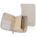 お薬手帳ケース 革製 大容量 母子手帳ケース超軽量 通院ウォレット ペンホルダー付 札入れ 小銭入れ W14×H20×D2.5cm 保険証?母子手帳?診察券?キャッシュカード等をまとめるのに便利なケース