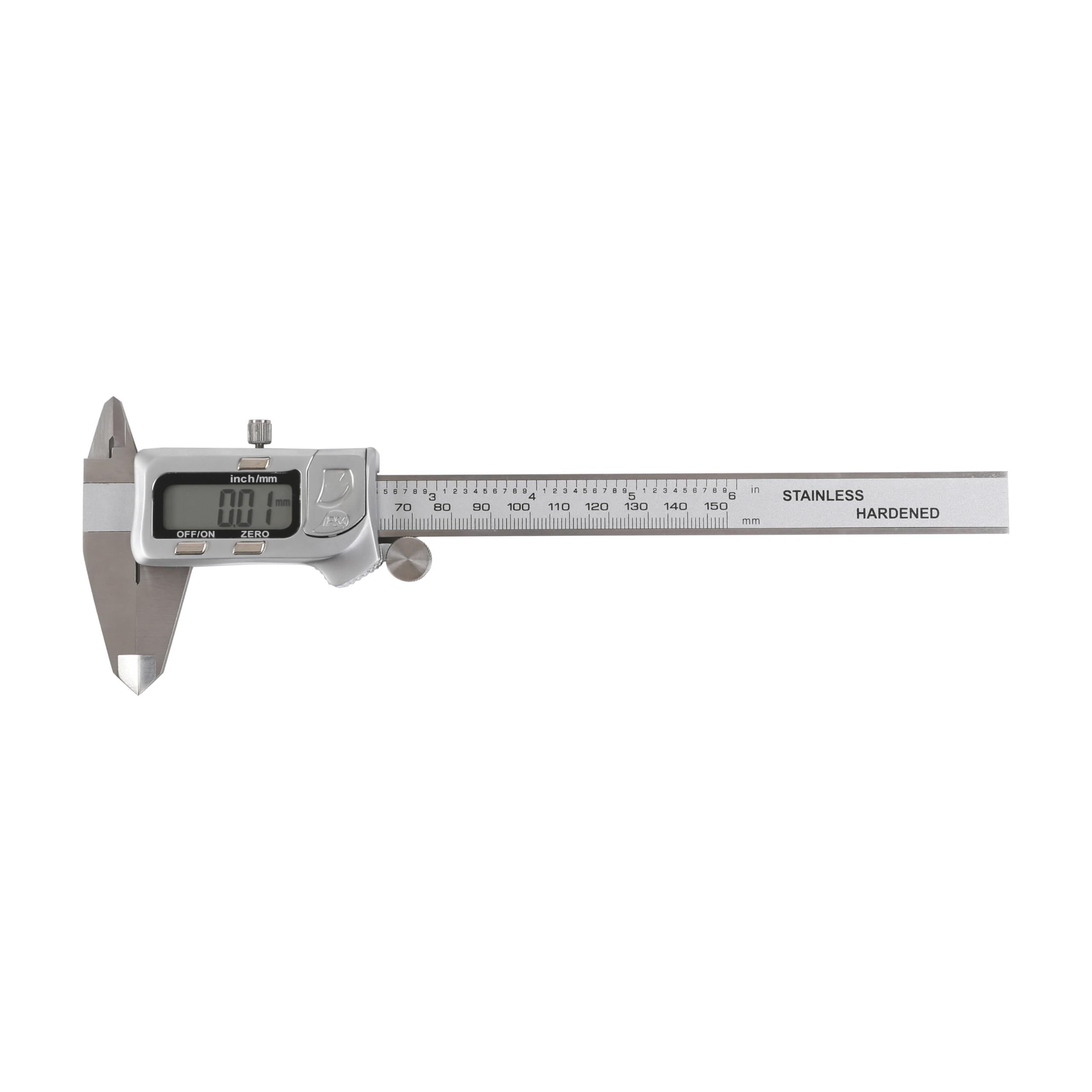 この商品について【プロの測定士に向く仕様】測定範囲：0〜150mm （0-6インチ）、精度0.02mm（±0.001インチ）、解像度：0.01mm（0.0005インチ）。【大型LCD液晶表示】LCDディスプレイでリアルタイム表示、読み取りが楽です！たとえ暗い場所でも簡単に数値を読み取ることができます！【厳しい作業環境に耐える】高品質のステンレス鋼素材を採用し、強度耐衝撃性に優れ、高度研磨に磨かれた表面、防塵、耐水性の良いノギスです。【切り替えやすい多機能】外径、内径、段差、深さを簡単に計測できるデジタルノギスで、LCD液晶表示、インチまたはミリメートル計量単位の切り替え機能、ゼロリセット機能搭載、小型で携帯に便利です。【幅広い適用場所】常用測量工具として、家庭、学校、研究所、工場、その他の場合に広く応用されています。