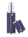 アトマイザー 詰め替え ポータブル クイック 香水噴霧器 携帯用 詰め替え容器 香水用 ワンタッチ補充 香水スプレー パフューム プシュ式 ブルー