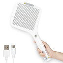 電撃殺虫ラケット 3000V 強力電気 USB 充電式 LEDライト付き ハエ叩き 虫除け器 捕虫器 大型昆虫簡単退治 害虫駆除 単層設計 ユーニックな菱形設計...