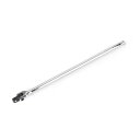 ロングスピンナーハンドル ホイールレンチ 差込角 12.7mm 460mm 180°可動 メッキ仕上げ タイヤ交換 プーリーボルト脱着 工具