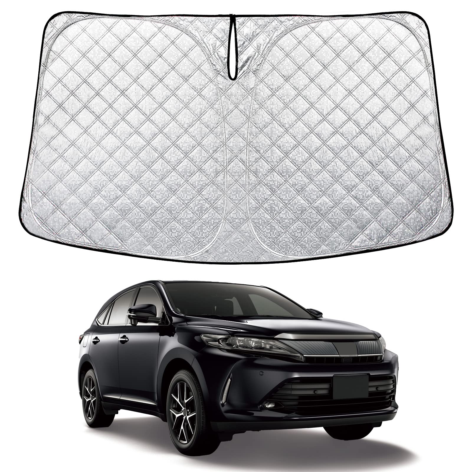 新型 トヨタ ハリアー 60系 専用 フロントガラス用 サンシェード 車種専用 サンシェード HARRIER 60系 ..