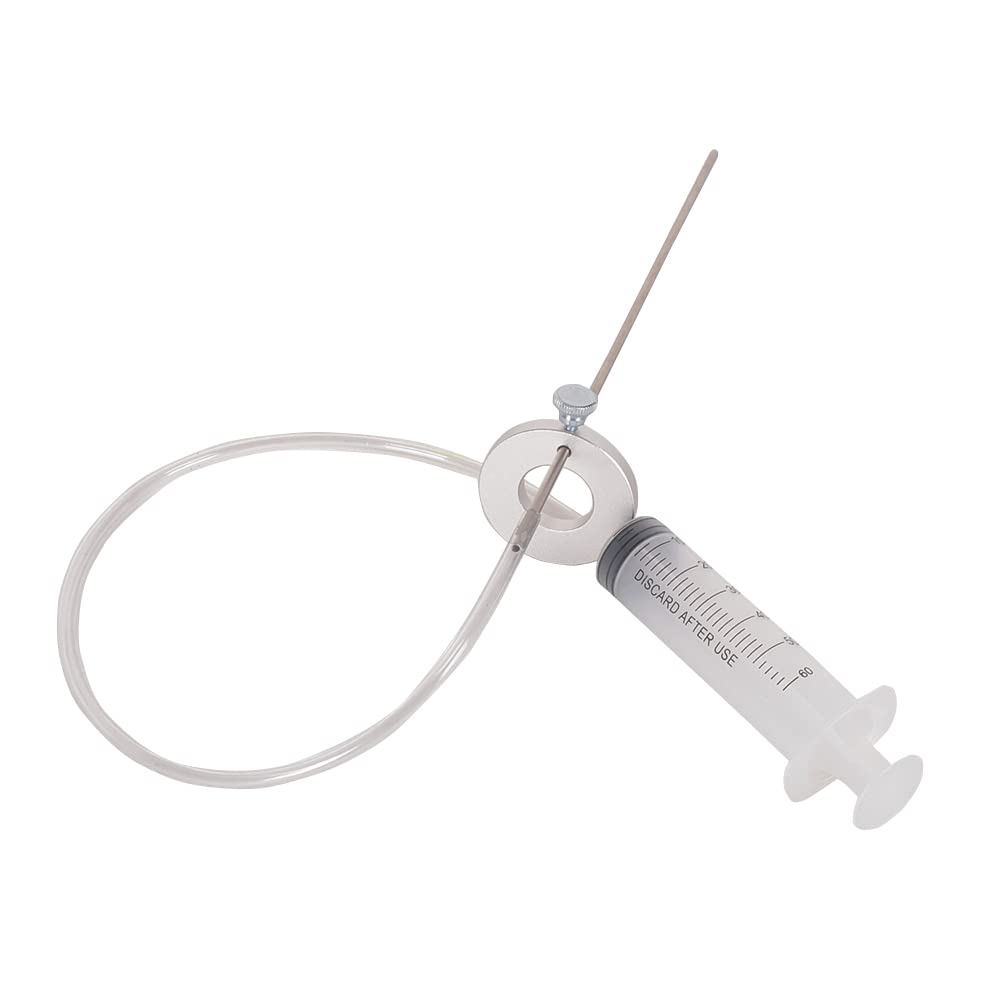 バイクフォークオイルレベルツール フォークオイルレベルアジャスター フォークオイルレベルツールセット フォークオイルレベルツールテーブル サスペンションオイルレベル調整シリンジ 調整リング付きショックアジャスター