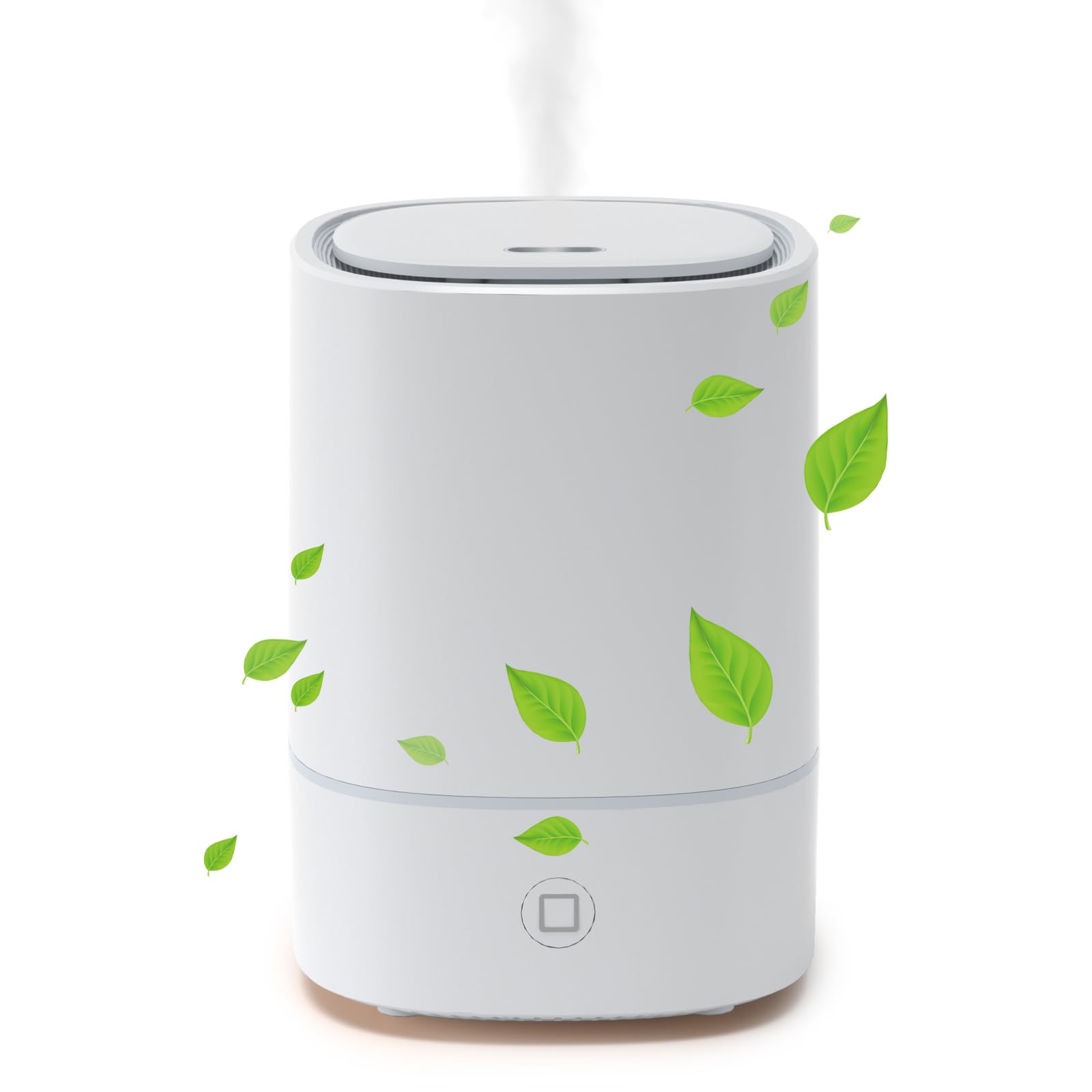 【2024発売新モデル?一台多役】加湿器 アロマディフューザー 小型 次亜塩素酸水対応 除菌 超音波式 加湿器 卓上 アロマ対応 LEDライト7色 お手入れ簡単 静音 省エネ 空焚き防止 加湿器 小型 卓上加湿器 コンパクト お手入れ簡単 6-9畳対応 乾燥対策 寝室 部屋用（ホワイト）