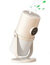 【2025新型加湿器?上下角度調整+LEDライト】卓上加湿器 オフィス 小型 300ml大容量 ミニ加湿器 超音波式 静音 空焚き防止 水漏れ防止 持ち運び便利...