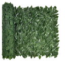 グリーンフェンス 100cm x 300cm ウォールグリーン リーフラティス 壁掛け リーフフェンス 目隠し フェイクグリーン 室内外兼用 設置簡単 自由に接...