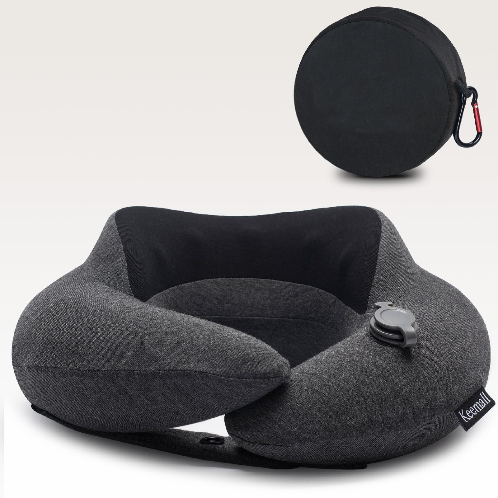 ネックピロー 飛行機 空気 インフレータブル 旅行 首枕 携帯枕 軽量 旅行便利洗濯可 収納袋（電車/飛行..