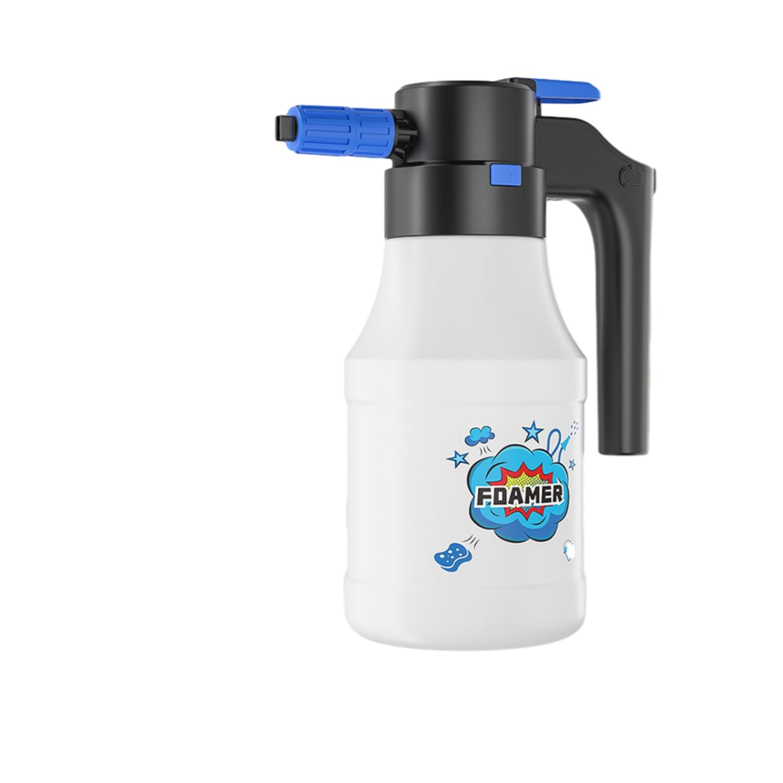 電動発泡スプレー 噴霧器 洗車フォームガン 1.5L 大容量 霧吹き 噴霧器 電動スプレー じょうろ USB充電..