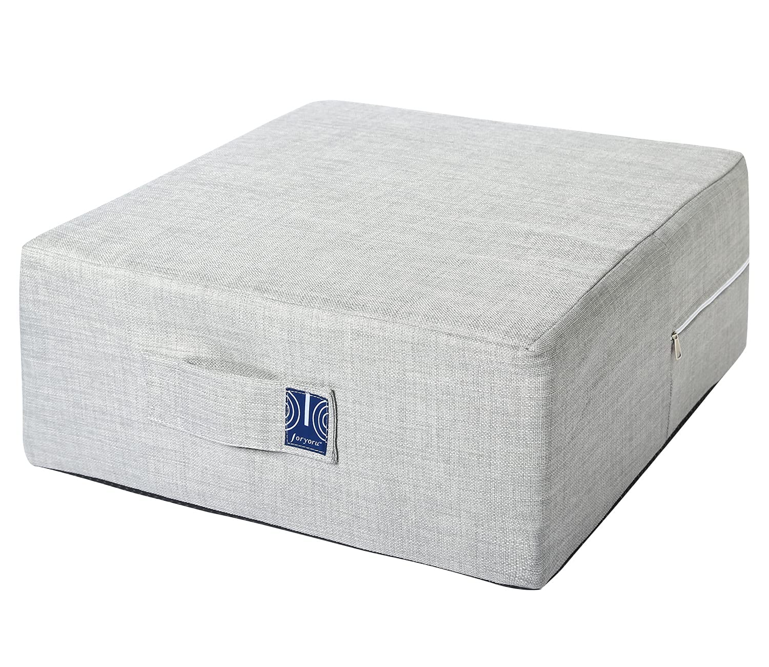 トランポリン クッション リネンスクエアクッション 3層の弾力構造 ホームジャンプ 室内用 キューブ式トランポリン オットマン エクササイズ 静音 インテリア ジャンプ 運動 座椅子 トレーニング 子供 大人