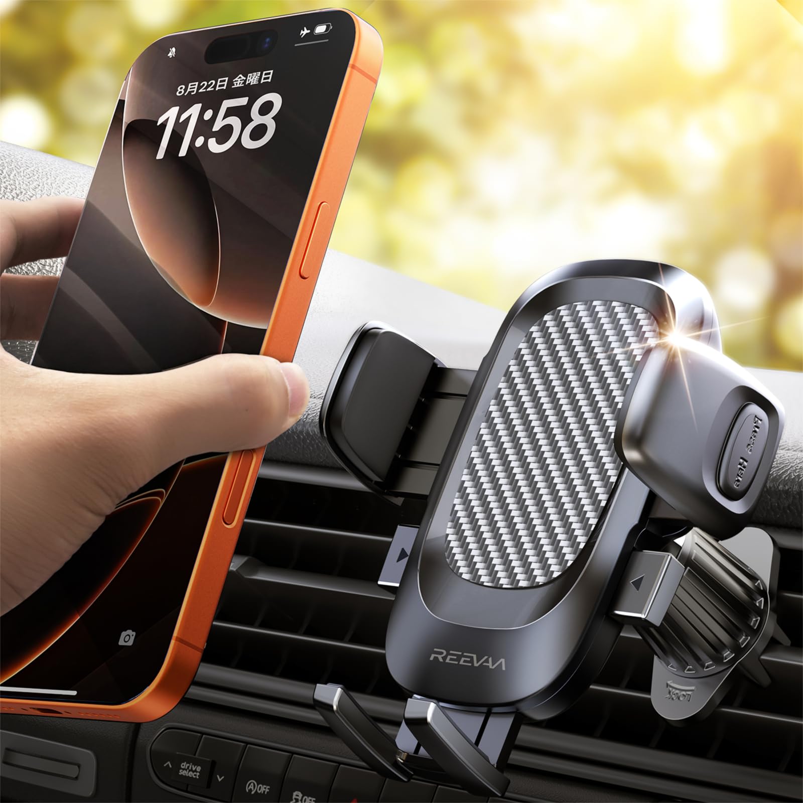 【スマホホルダー】 車 スマホスタンド エアコン吹き出し口 車載スマホホルダー 車載ホルダー 携帯ホルダー スマホほるだー車 カー用品 車携帯ホルダー スマホホルダー車 車用スマホスタンド スマホ車載ホルダー スマートフォンホルダー 車用品 送風口 フック式 片手操作