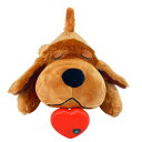 ペット 犬 おもちゃ 分離不安解消ぬいぐるみ 心音 犬 玩具 噛む 破れない ぬいぐるみ ペットの仲間 ペット用玩具 大型犬 子犬ぬいぐるみ 分離不安緩和 子犬 玩具 行動補助 犬 知育玩具 (ダークブラウン)