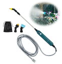 電動霧吹き 電動噴霧器 Type-C充電式 電動スプレー 2400mAh 約2.5時間連続使用 8mホース 3種類のノズル LEDディスプレイ 32~56cm伸縮パイプ タンクなし 軽量 コードレス 家庭菜園 園芸 畑の水やり 自動霧吹き 電動ウォータースプレー 日本語取扱説明書 CT239