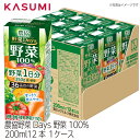 【送料無料】農協野菜Days 野菜100% ※のし・包装なし(200ml12本・1ケース）