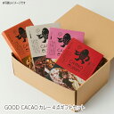 【送料無料】GOOD NATURE MARKET GOOD CACAO カカオカレー 4点 ギフトセット カレー セット 手土産 ギフト プレゼント 甘口 中辛...