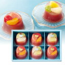 【送料無料】FYA-20 ひととえ 贅沢フルーツの水ようかん6個入 夏ギフト