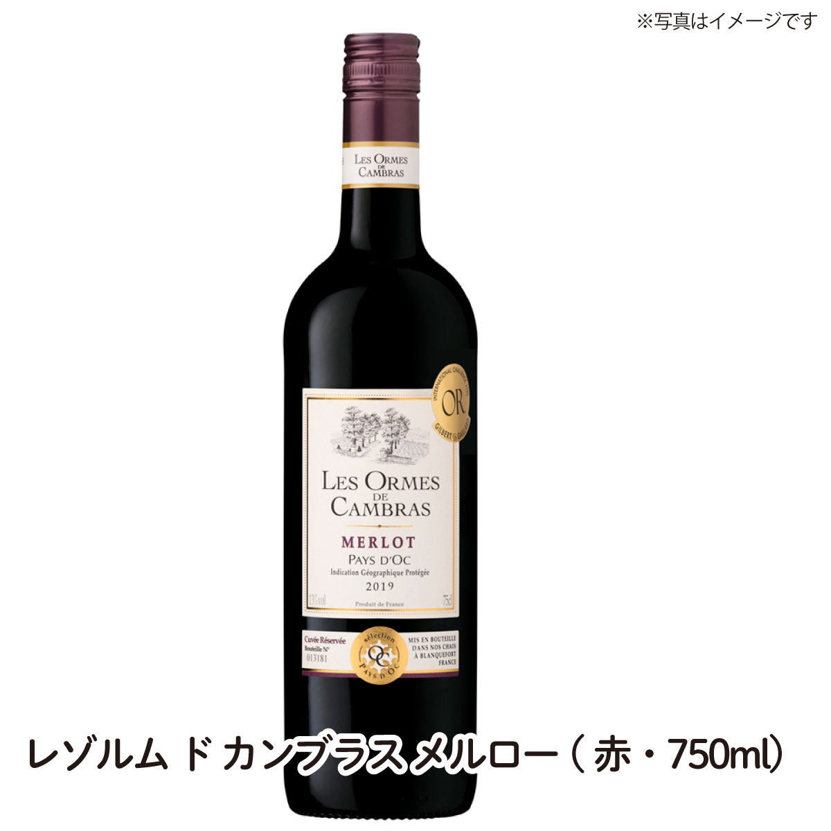 楽天カスミSHOP　楽天市場店【送料無料】レゾルム ド カンブラス メルロ LES ORMES DE CAMBRAS MERLOT赤・750ml フランス ワイン ご自宅用 手土産 wine