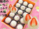 ギフト バレンタインデー ホワイトデー プレゼント 2022 いちご ランキング フルーツ大福【いちご大福 15個】お返し 愛妻の日 夫婦の日 クーポン 送料無...