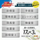 【3色】室名プレート 室名札プレート 病院 クリニック用 シール式 施工不要 屋外対応 (診察室 処置室 検査室 院長室 理事長室 内診室 レントゲン室 施術室...