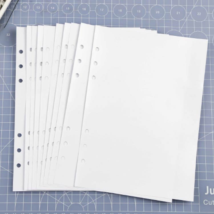 台紙 透明シール帳 リフィル 収納 剥がせる マステ台紙 ステッカー 台紙 推し活 はがせる 6穴対応 バインダー手帳 6穴 リフィル