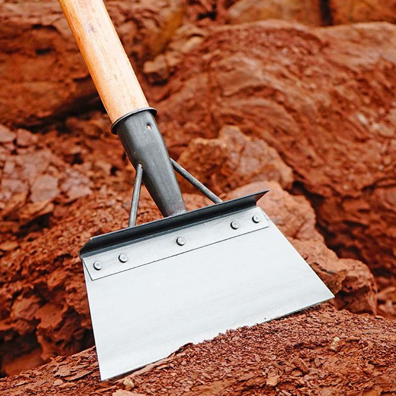 除草シャベル 多機能 屋外 ガーデンクリーニングシャベル マンガン鋼 ガーデニング フラットヘッド シ..