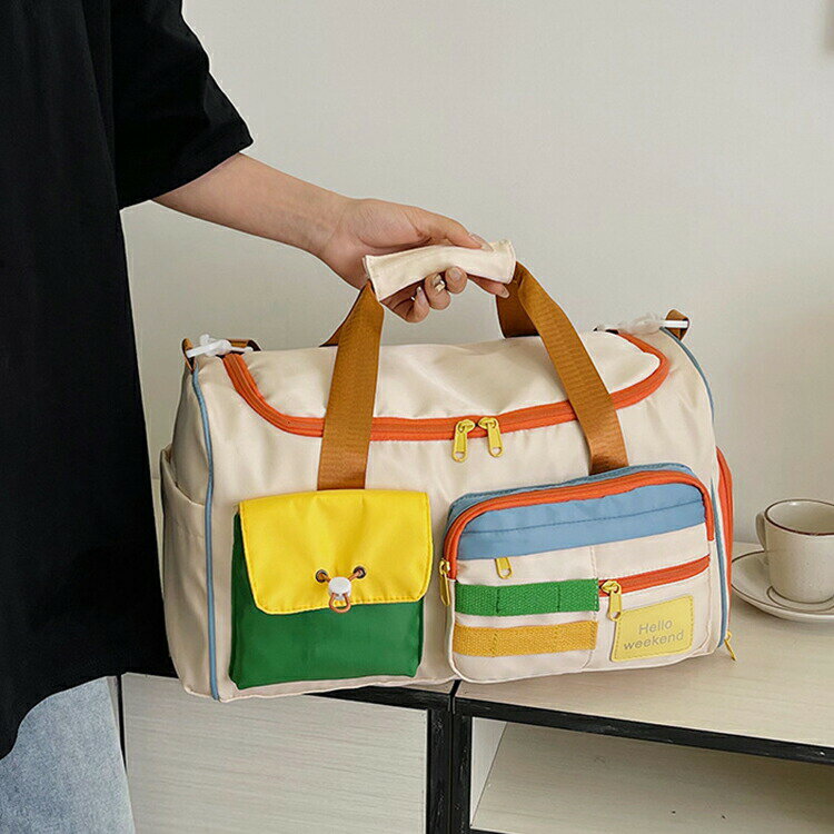 トラベルバッグ ジムバッグ 大容量 防水バッグ 防水 プールバッグ 乾湿分離 靴収納 多機能 スイミングバッグ 温泉バッグ スポーツバッグ サマーバッグ 多ポケット手持ち バッグ 肩掛け 女の子 ガールズ 男女兼用 男の子 オールシーズン海水浴 オシャレ 可愛い 韓国使いやすい