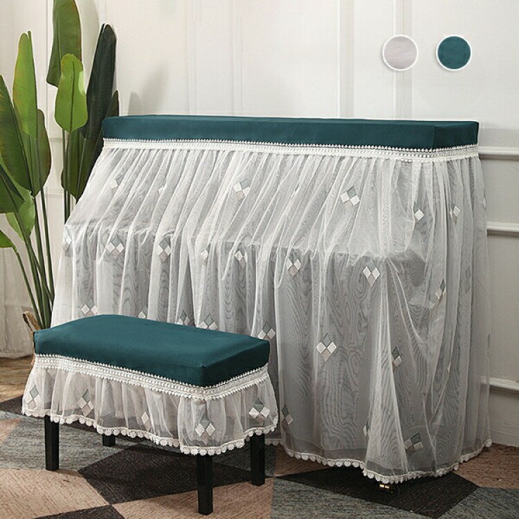 ピアノカバー 防塵カバーアップライト フルカバー カバーリング ピアノカバーセット 保護カバー 椅子カ..