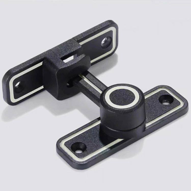 フリップラ 回転式 穴あけ不要 亜鉛合金 ドアロック ドアバックル ドア留め金ロック 90度/180度 兼用 後付け 夜光 90度/180度 鍵
