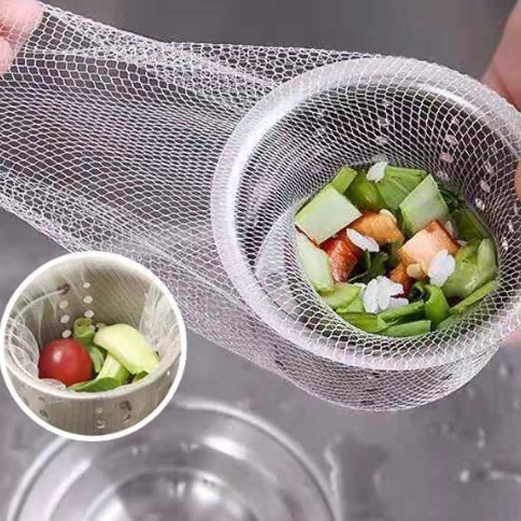 大容量600枚入 排水口ネット 水切りネット お風呂 キッチン シンク 排水溝 排水口 ネット メッシュ 水切り袋 排水口カバー 排水溝用 髪の毛取り 髪の毛とりネット ゴミ取り ゴミ受け 水切り 極細ネット 伸縮ネット シンク用 生ゴミ