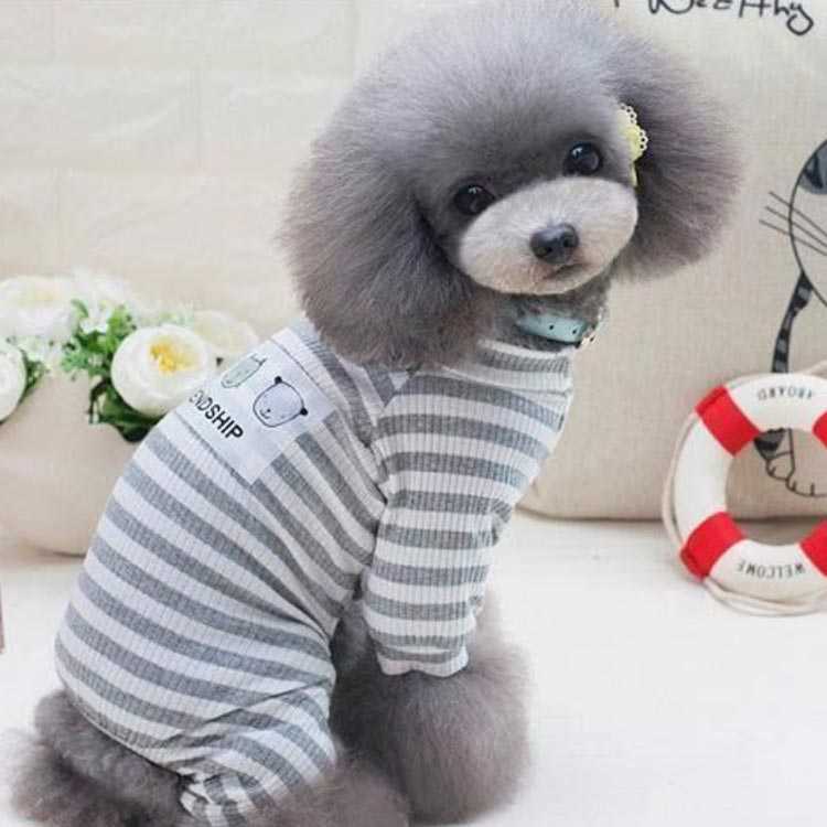 小型犬 犬服 ドッグウエア 犬の服 Tシャツ 長袖 カットソー おしゃれ かわいい 猫服 キャットウェア ロ..