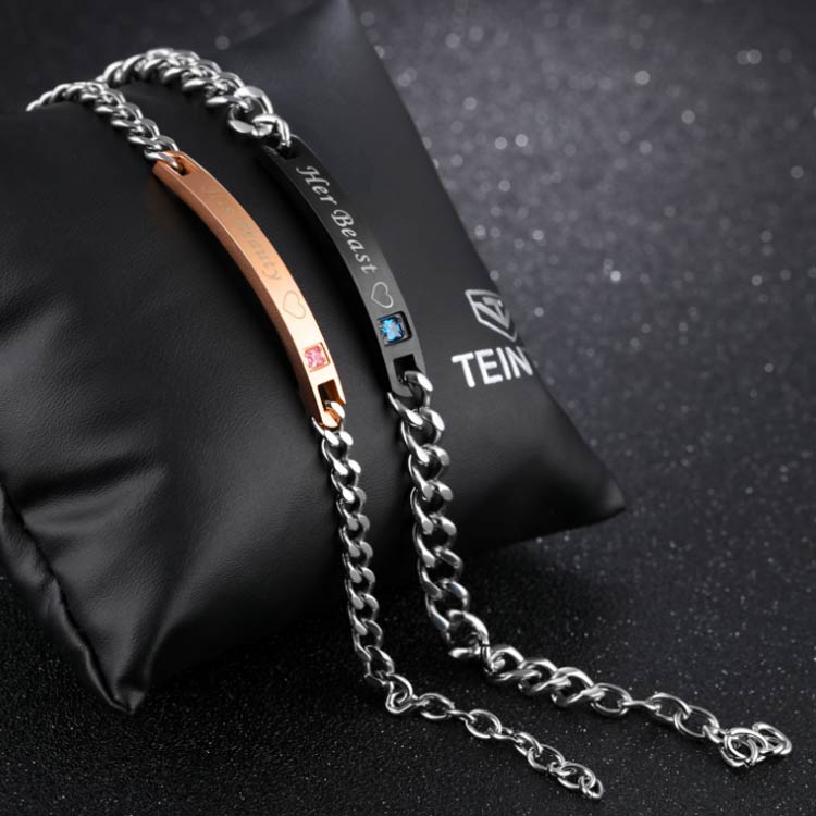 ペアブレスレット ブレスレット ステンレス レディース メンズ ステンレスブレスレット アジャスター付き ペアバングル ブレスレット バングル ブレス アクセサ...