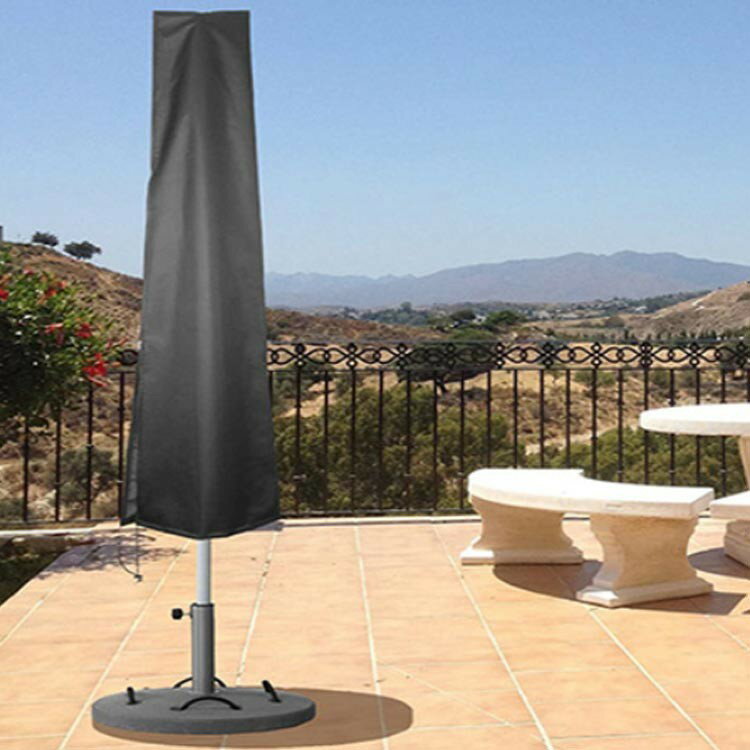 パラソル用カバー 屋外 ガーデンパラソル 簡単 収納袋付き 保護カバー パラソルカバー 210Dオクスフォ..